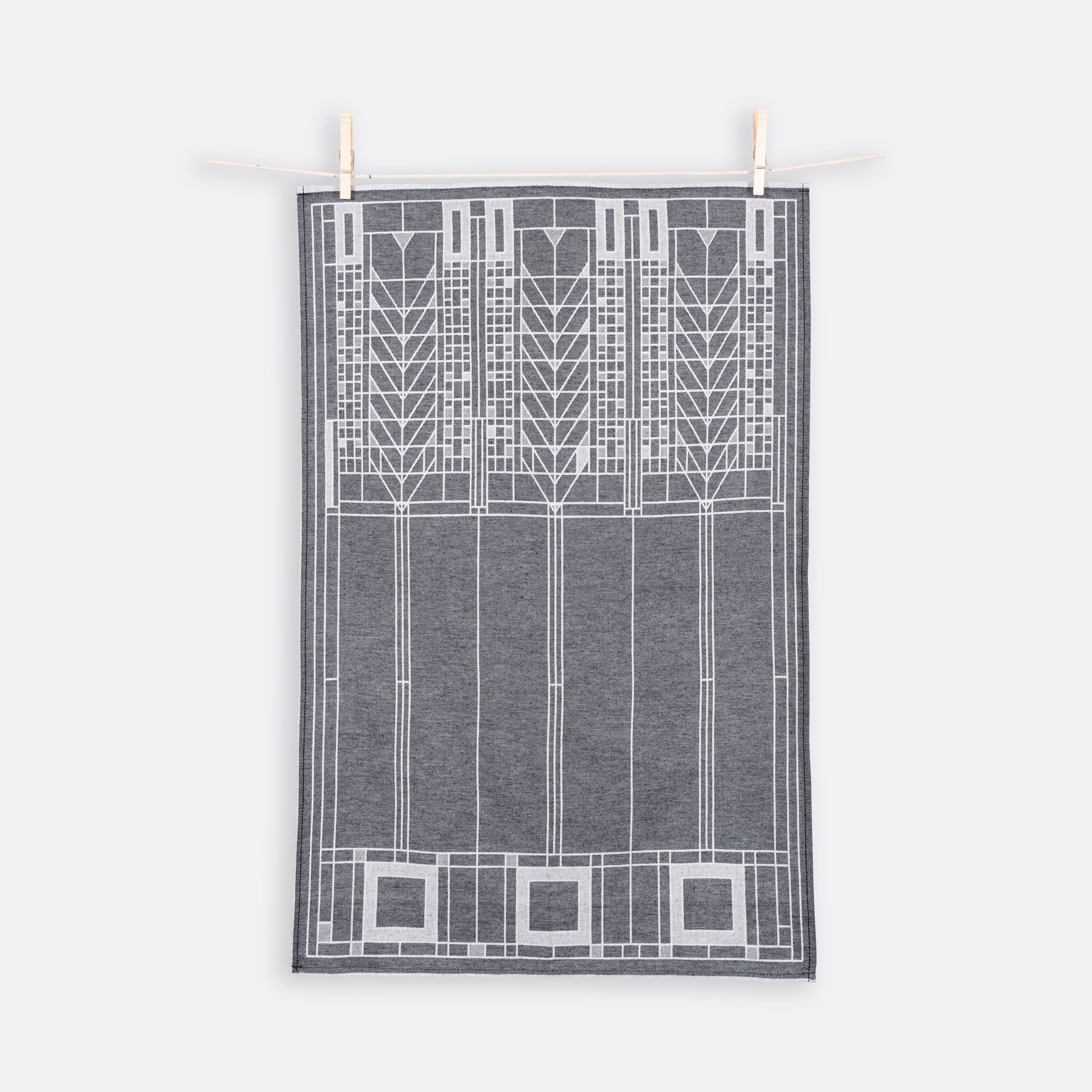 Frank Lloyd Wright Jacquard Towels