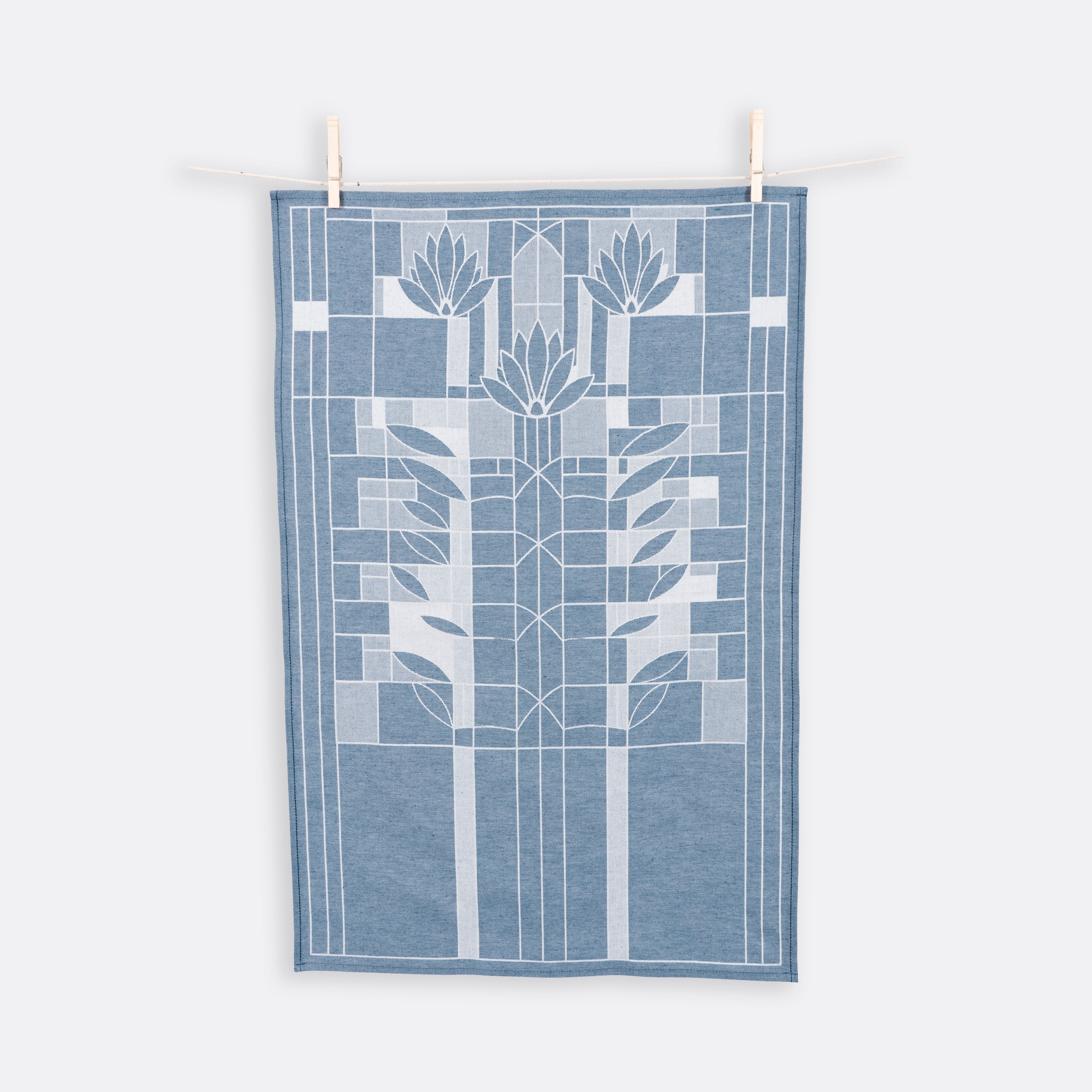 Frank Lloyd Wright Jacquard Towels