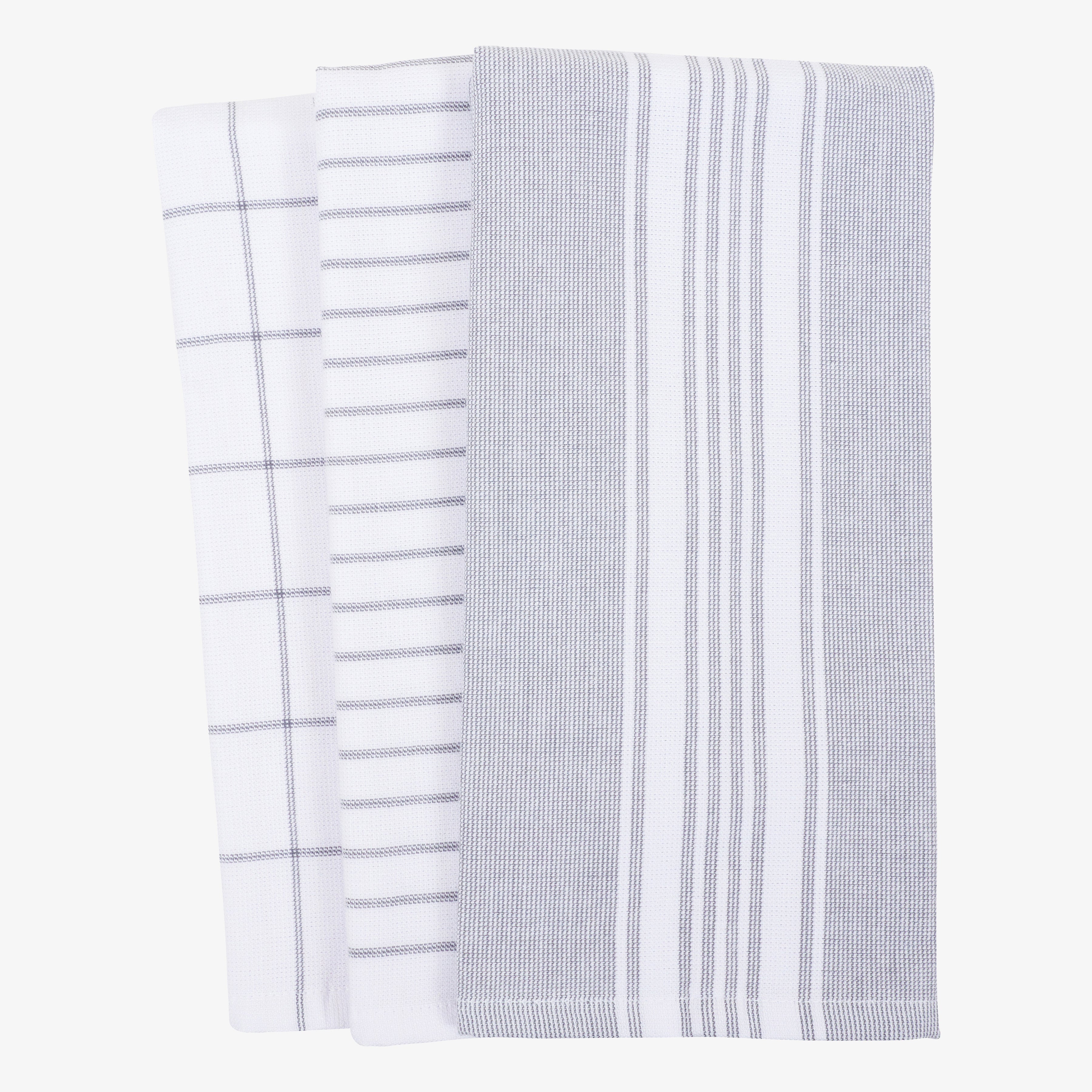 Monaco Washed Cotton Dish Towels - Set of 4