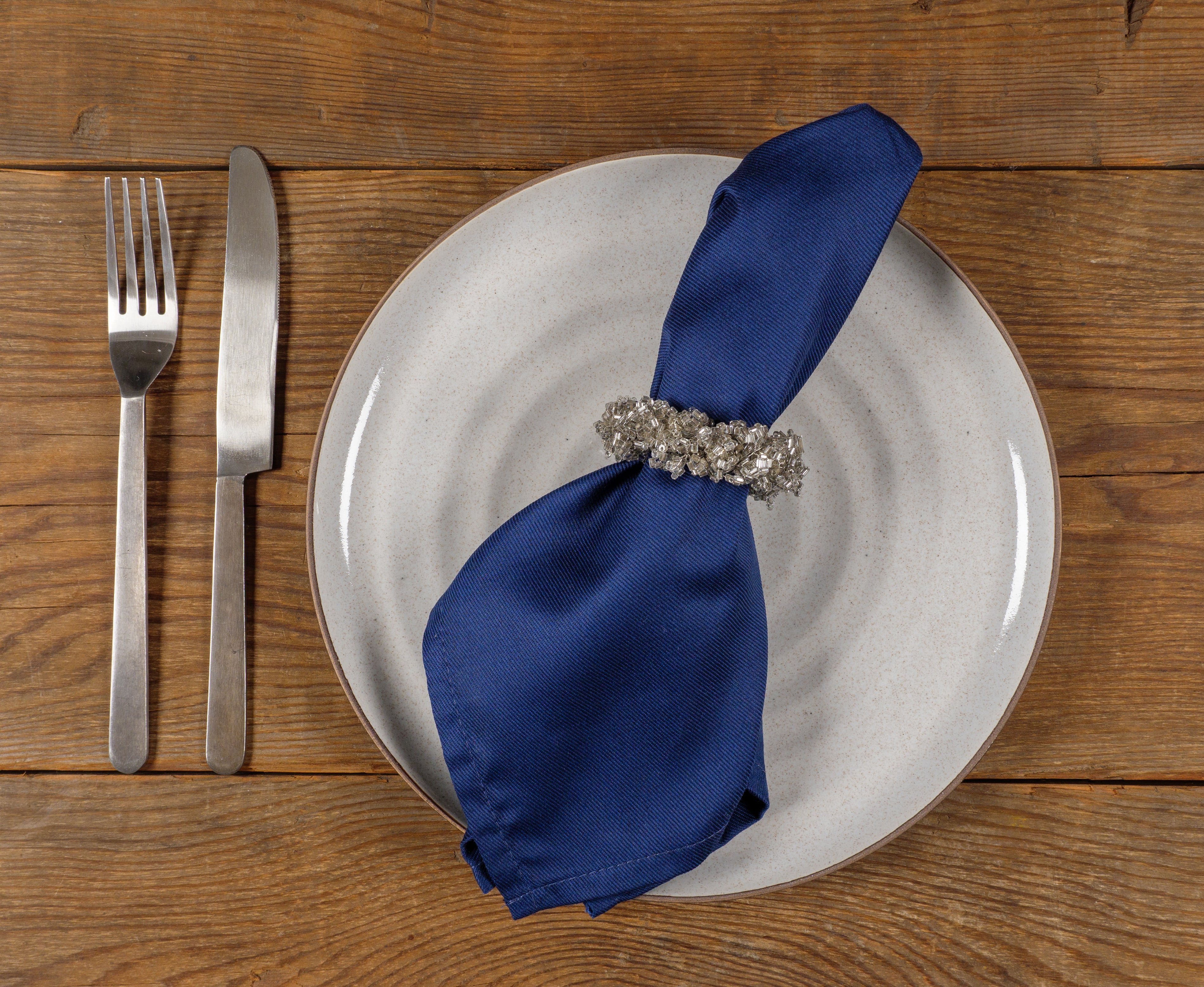 Kaf Home Chateau Easy-care Cloth Dinner Napkins - Set Of 12