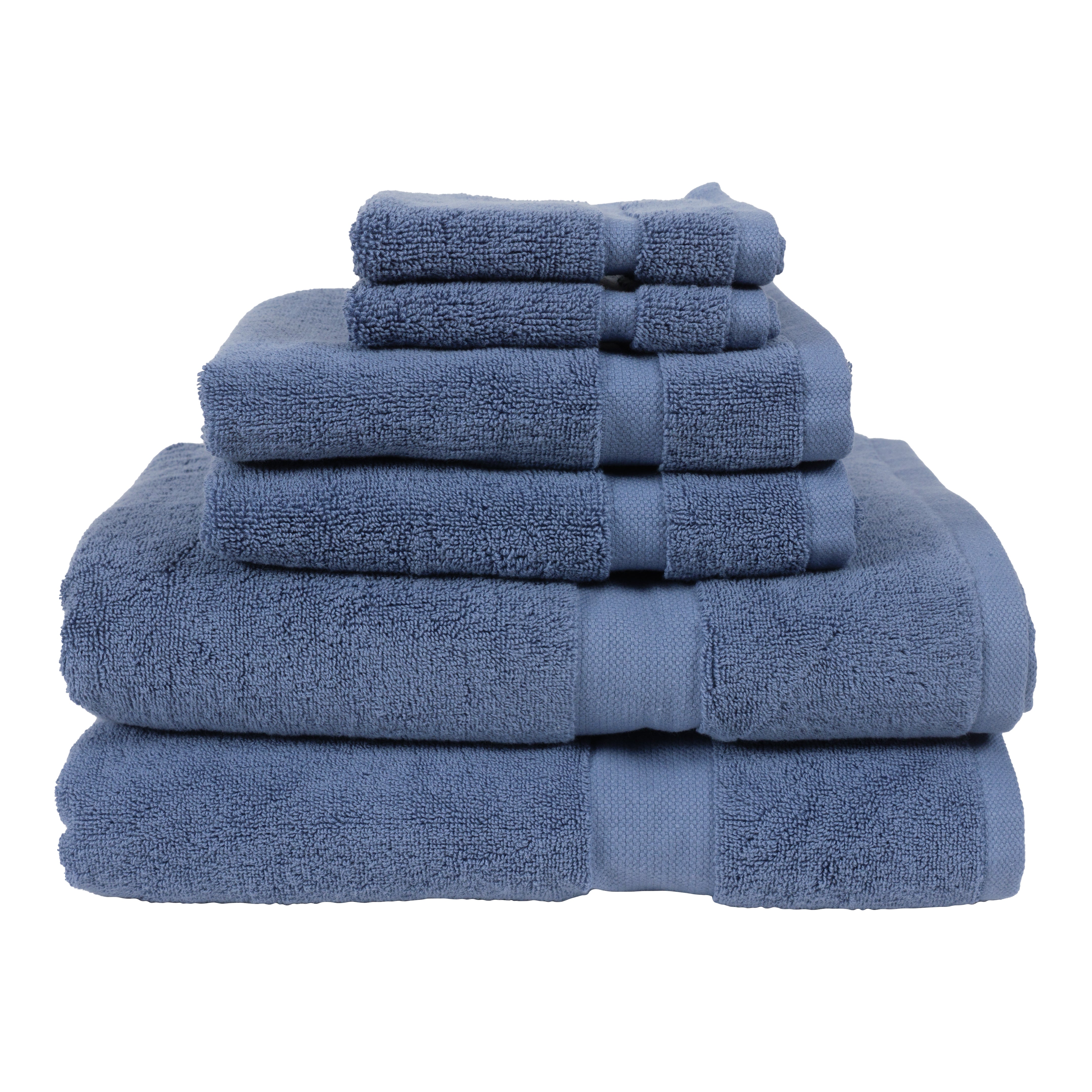 Canopy Lane 6 Piece Cotton Towel Set KAF Home Color: Light Gray