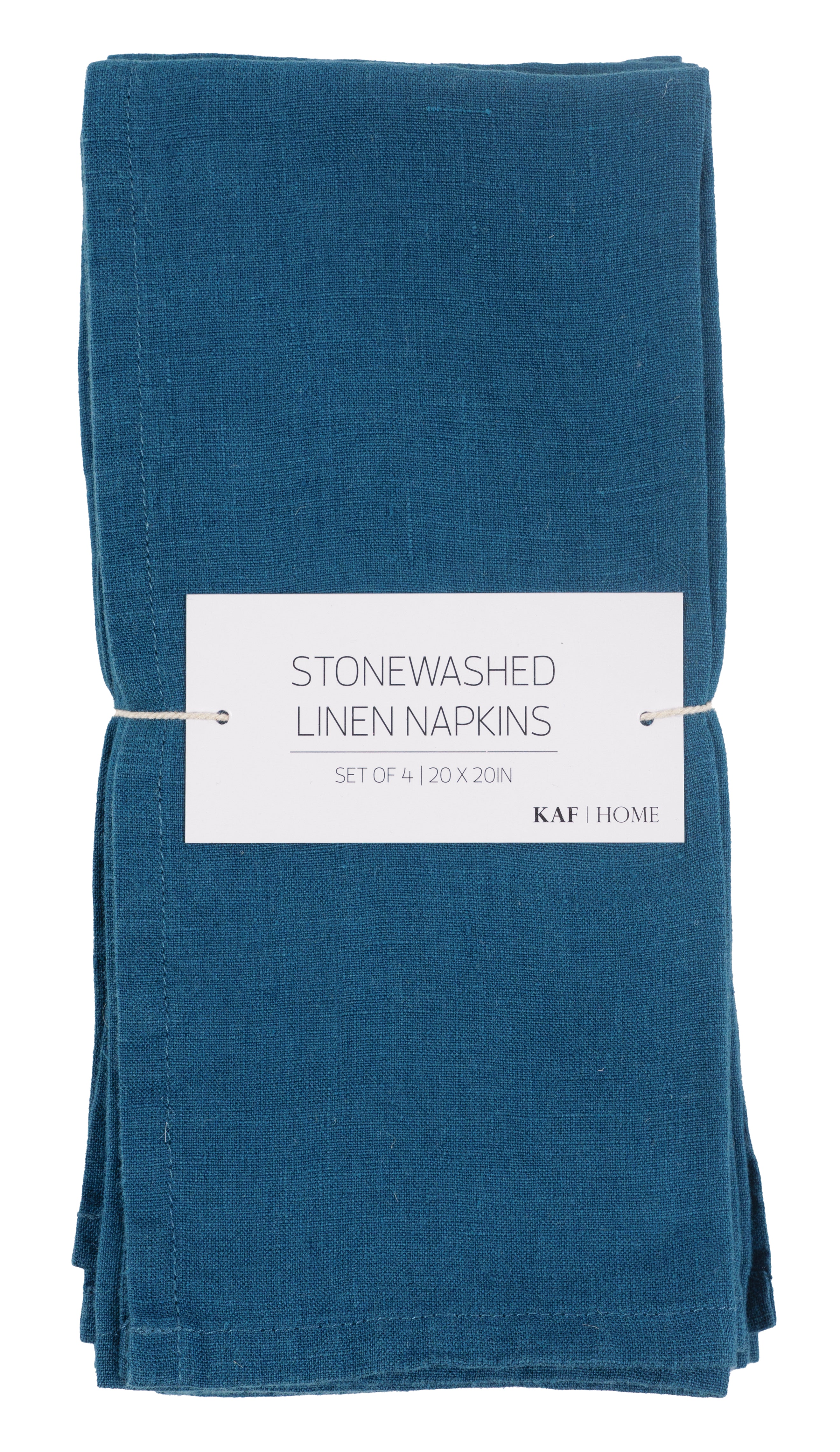 Creative Women :: Napkins, Set of 6, Stone Washed Linen - Hemmed