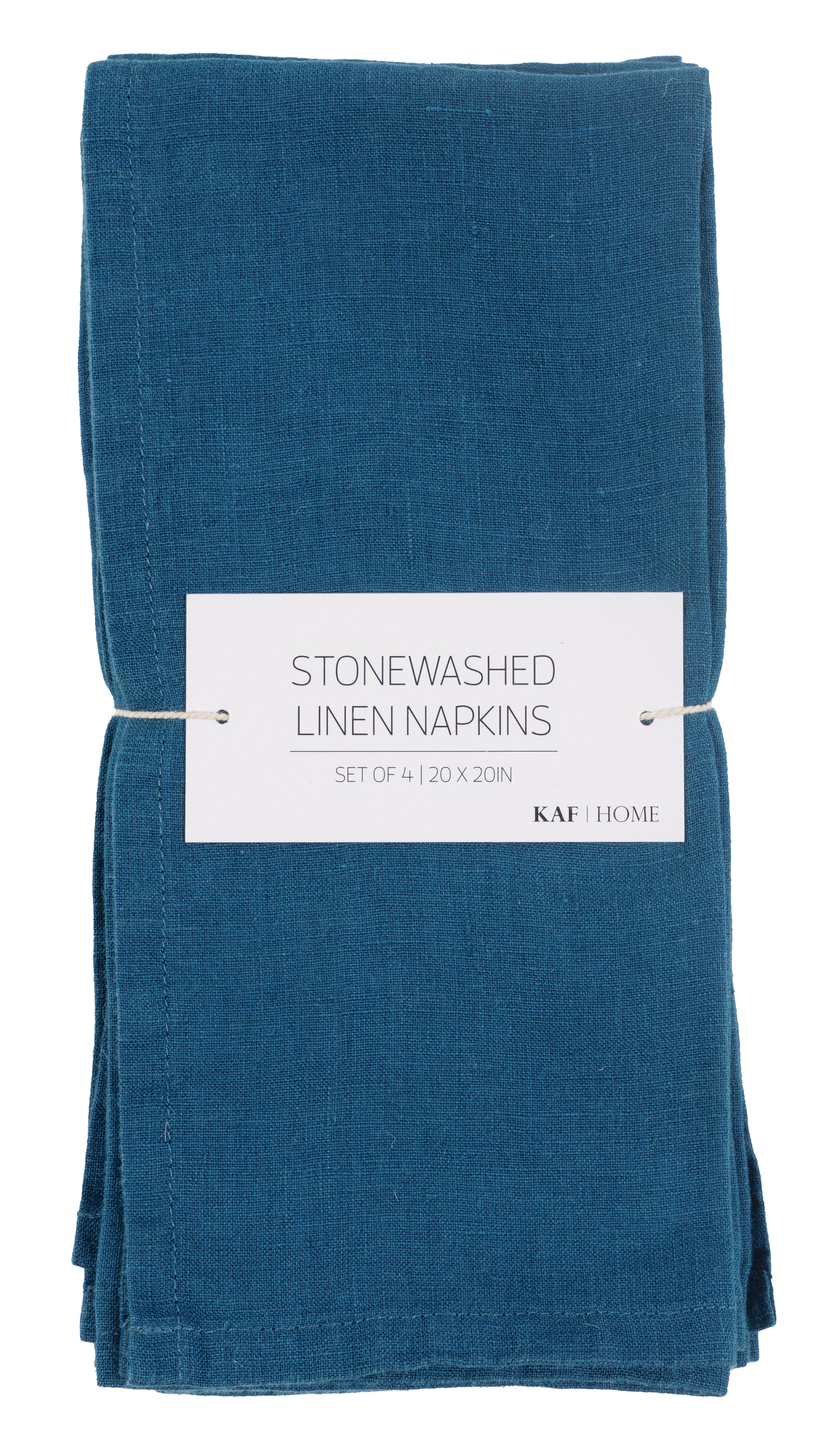 Natural Softened Linen Napkins With Tassels, 40x40 Cm 16x16in