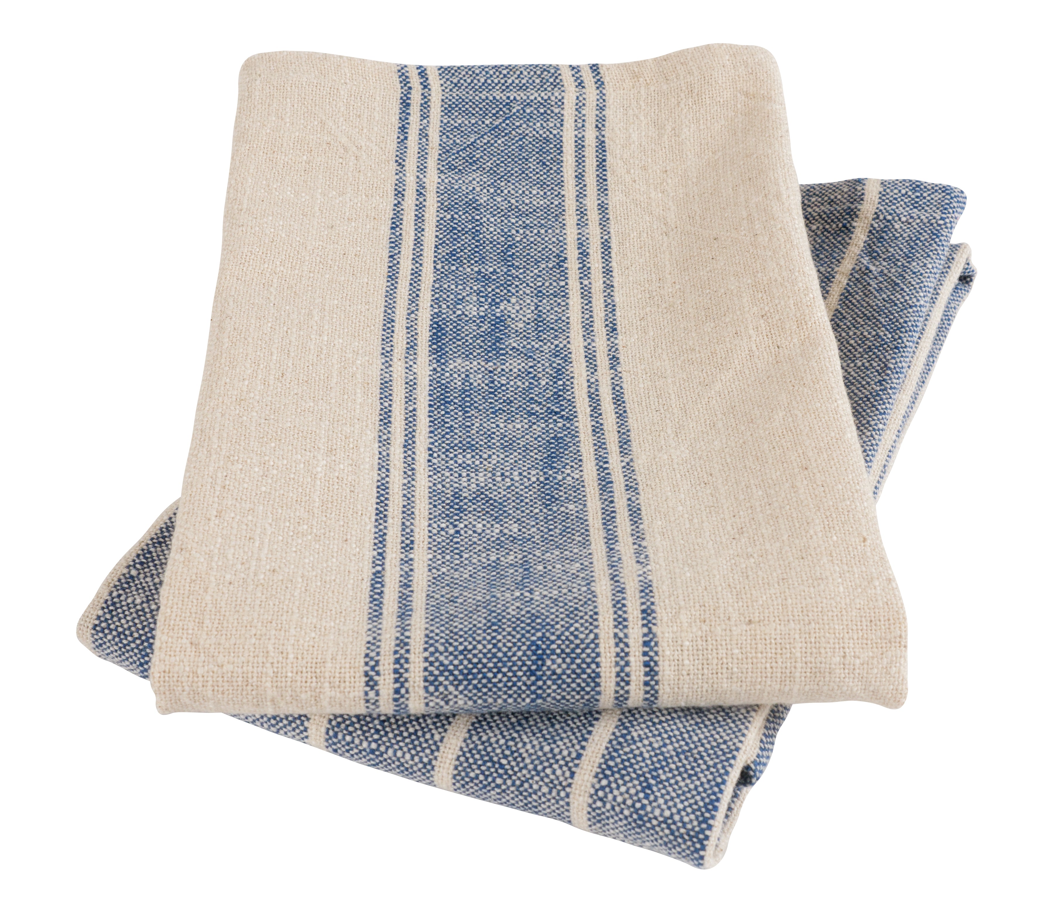 Firenze Natural Rustic Farmhouse Slubbed Kitchen Towels