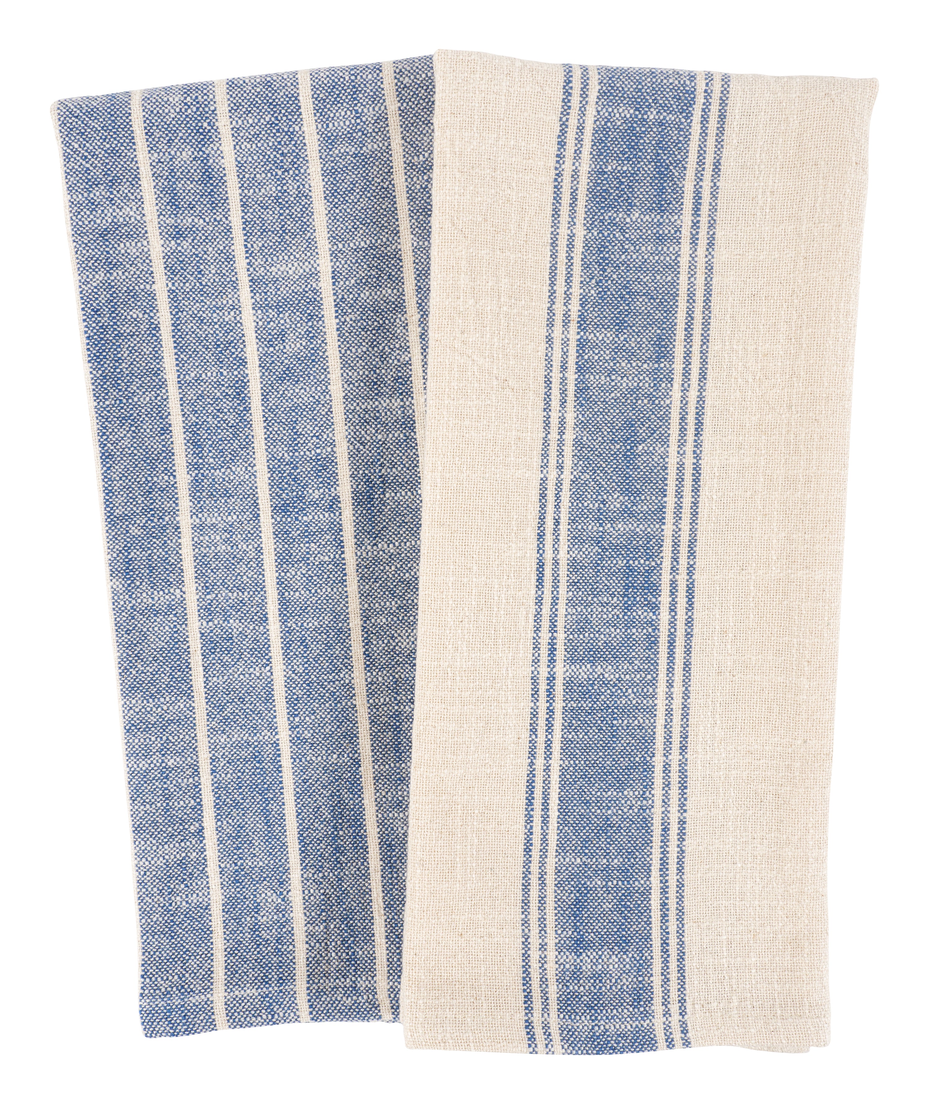Firenze Natural Rustic Farmhouse Slubbed Kitchen Towels