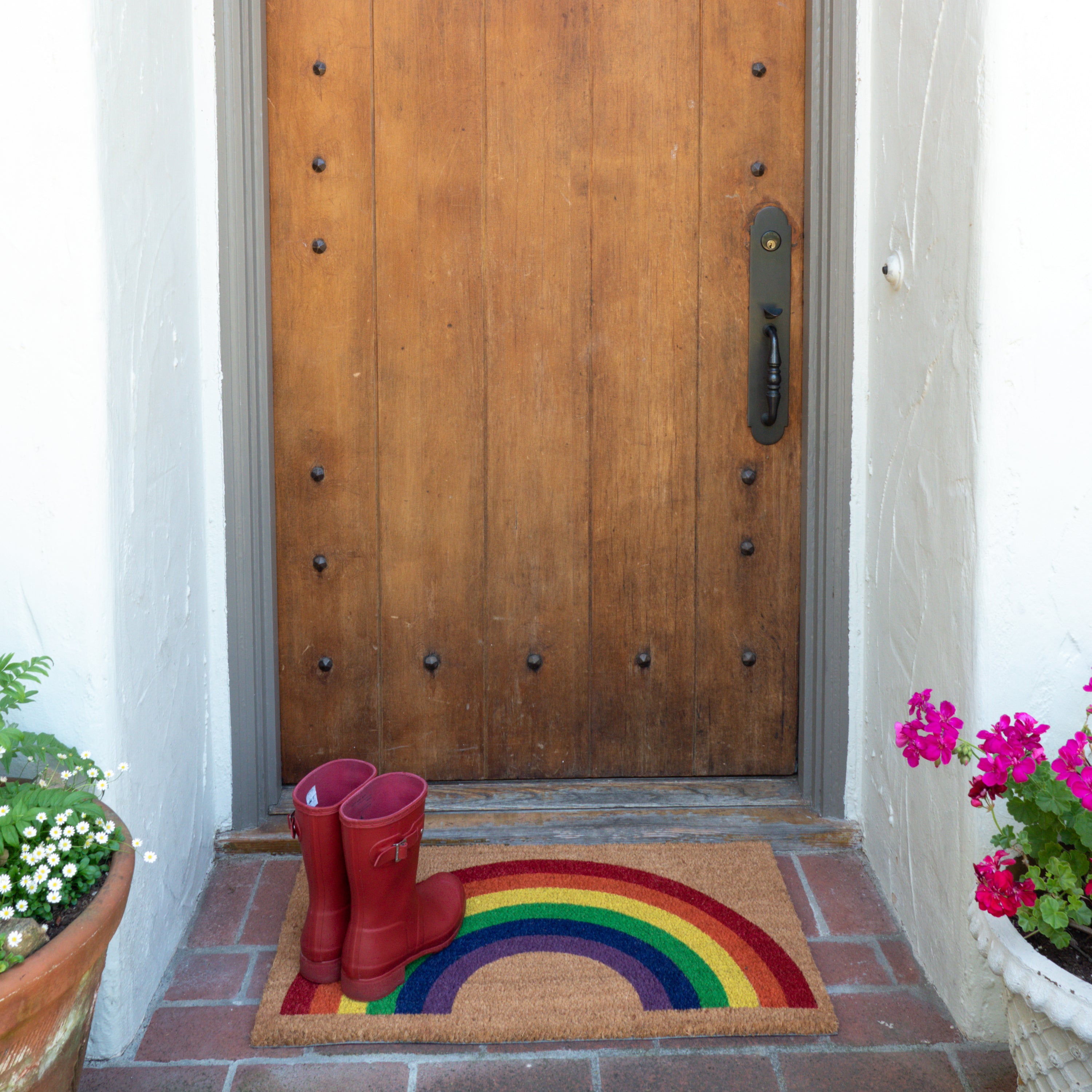Rainbow Coir Doormat