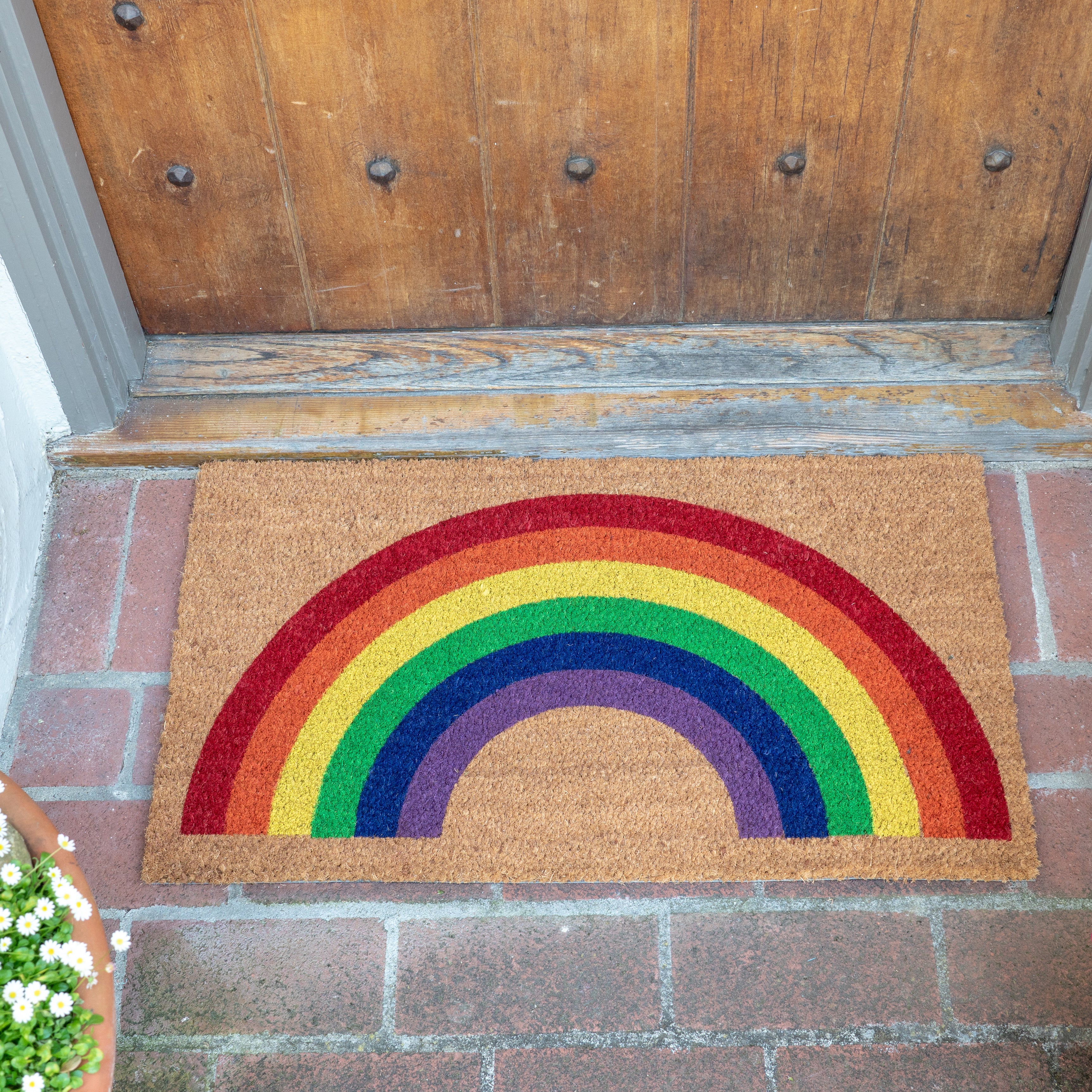 Rainbow Coir Doormat